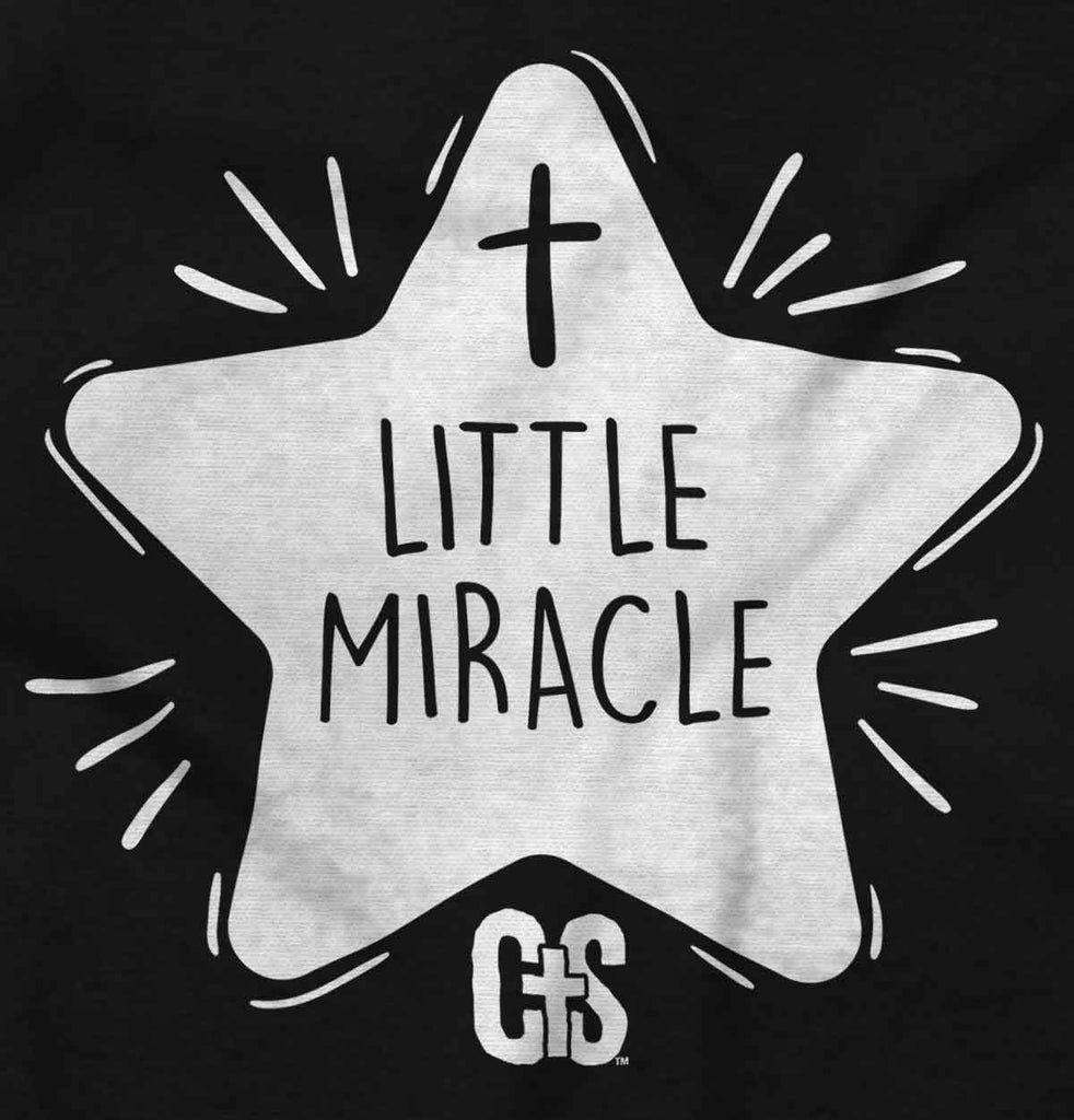 Little Miracle Infant Baby Bib-Direct To Garment Print-Brisco Baby