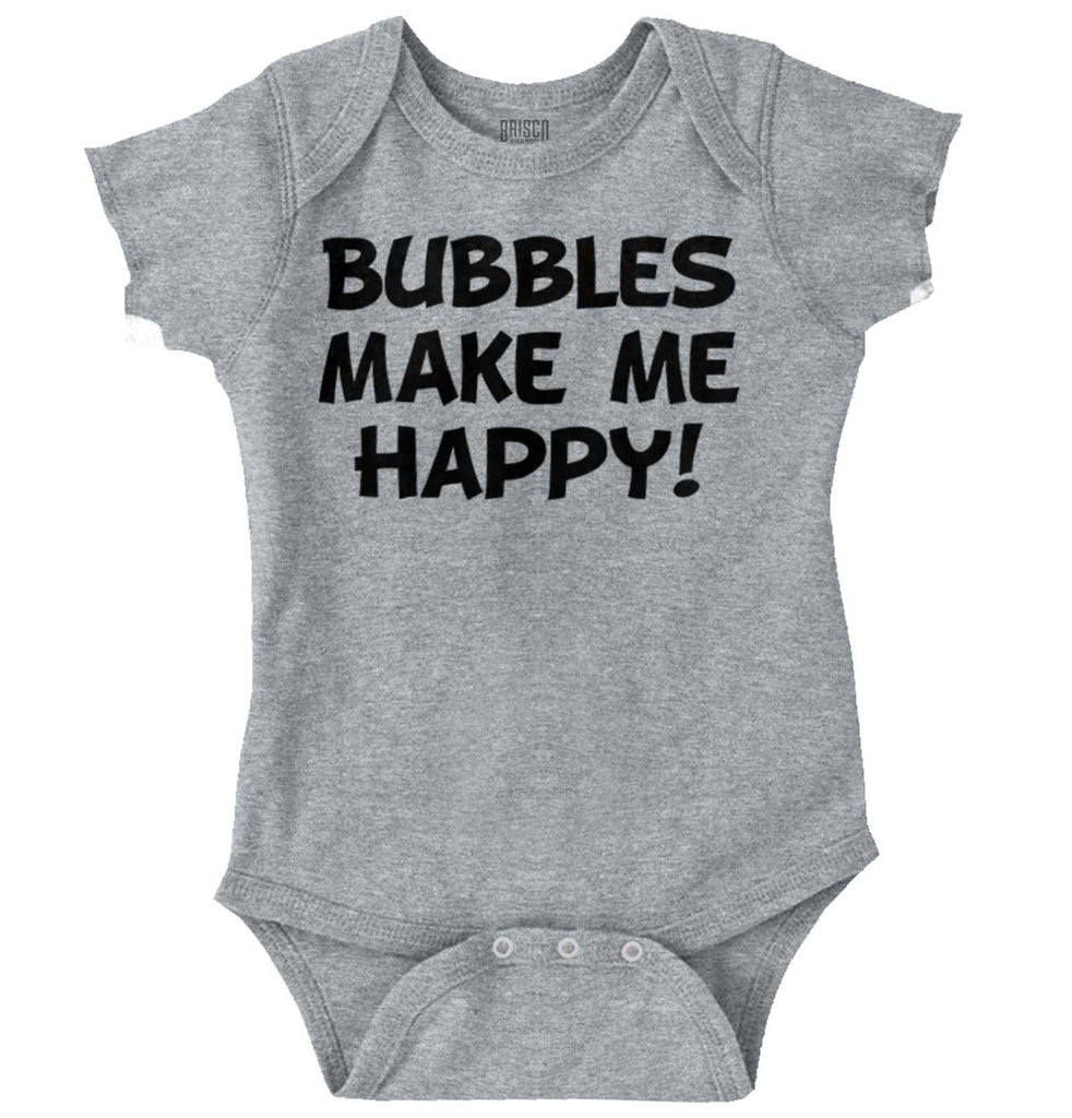 Bubbles Romper Bodysuit-Direct To Garment Print-Brisco Baby