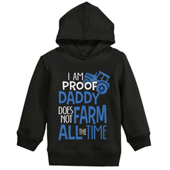 Farm All The Time Toddler Pullover Hoodie-Direct To Garment Print-Brisco Baby