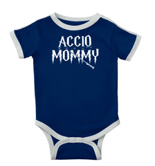 Accio Mommy Ringer Romper Bodysuit-Direct To Garment Print-Brisco Baby