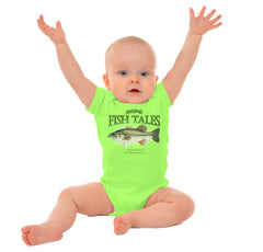 Largemouth Bass Fish Romper Bodysuit-Direct To Garment Print-Brisco Baby