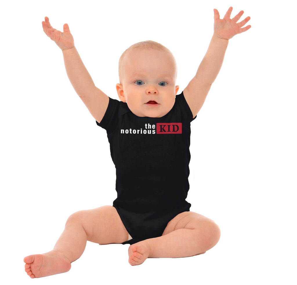 Notorious KID Romper Bodysuit-Direct To Garment Print-Brisco Baby