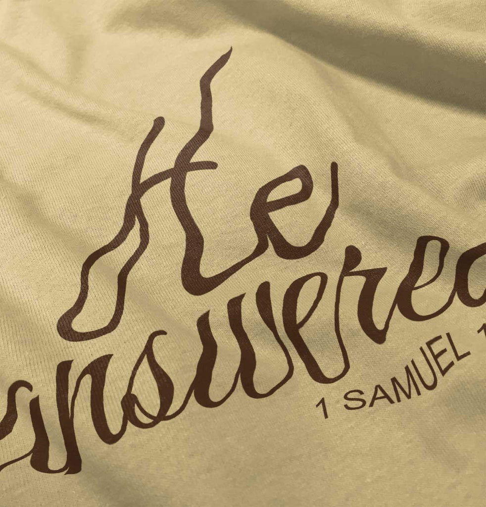 He Answered Romper Bodysuit-Direct To Garment Print-Brisco Baby