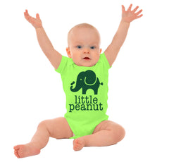 Elephant Peanut Romper Bodysuit-Direct To Garment Print-Brisco Baby