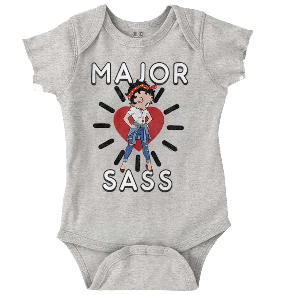 Betty The Riveter Romper Bodysuit-Direct To Garment Print-Brisco Baby