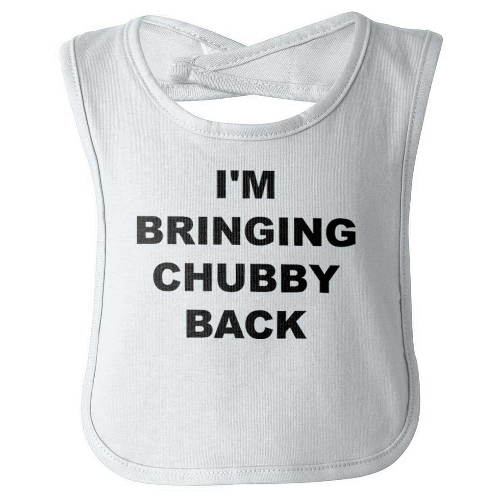 Chubby Back Infant Baby Bib-Direct To Garment Print-Brisco Baby
