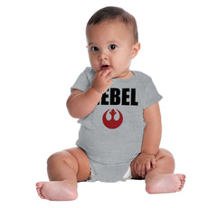 Rebel Star Wars Romper Bodysuit-Direct To Garment Print-Brisco Baby