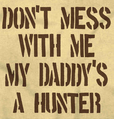 Daddy's A hunter Romper Bodysuit-Direct To Garment Print-Brisco Baby
