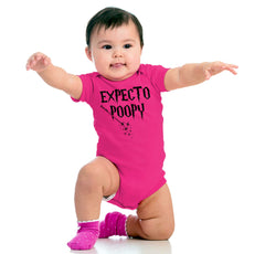 Expecto Poopy Romper Bodysuit-Direct To Garment Print-Brisco Baby