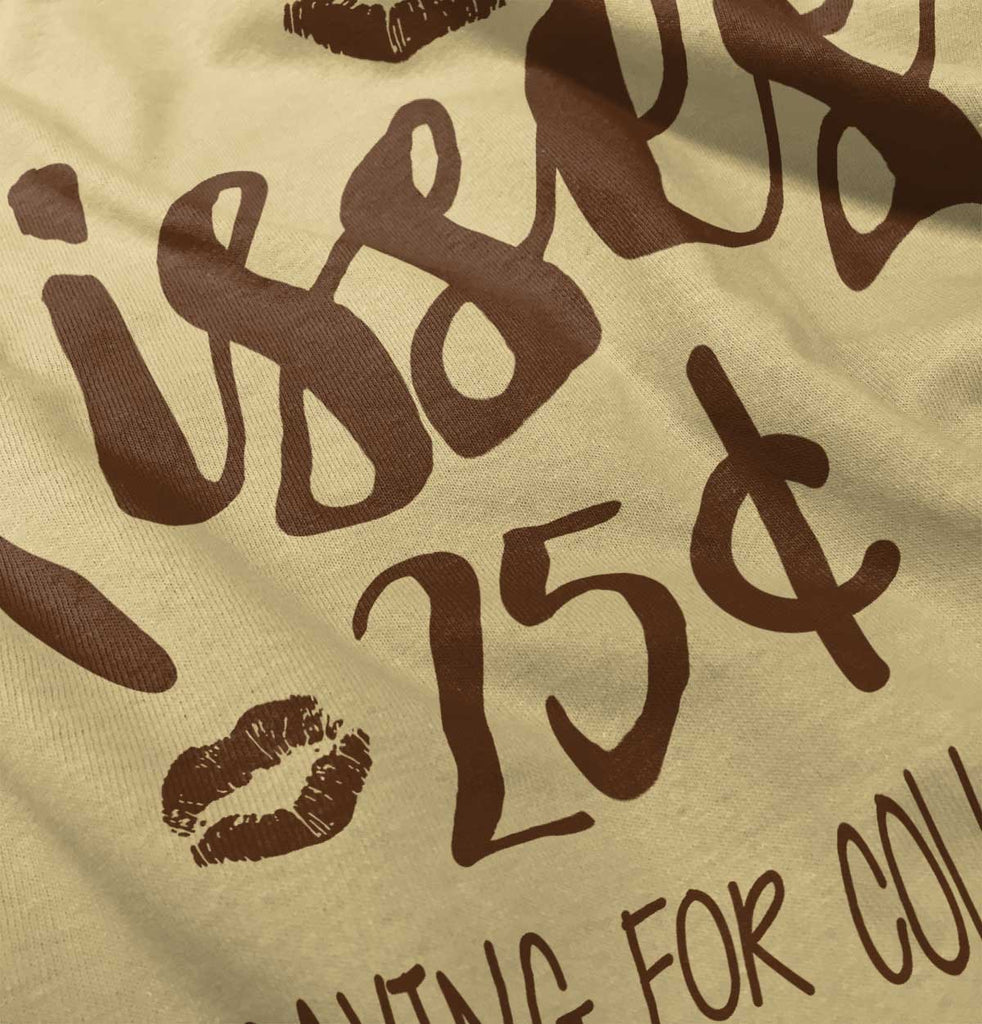 Kisses 25 Cents Romper Bodysuit-Direct To Garment Print-Brisco Baby