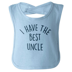 Best Uncle Infant Baby Bib-Direct To Garment Print-Brisco Baby
