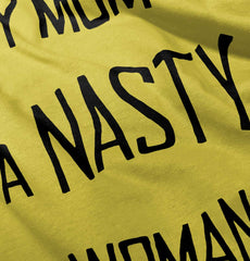 Nasty Woman Romper Bodysuit-Direct To Garment Print-Brisco Baby