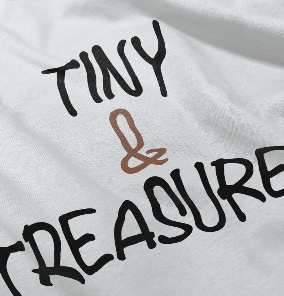 Tiny & Treasured Romper Bodysuit-Direct To Garment Print-Brisco Baby