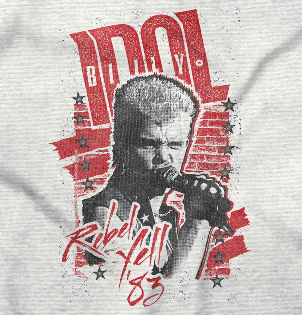 Vintage Billy Idol Infant Toddler T Shirt-Direct To Garment Print-Brisco Baby