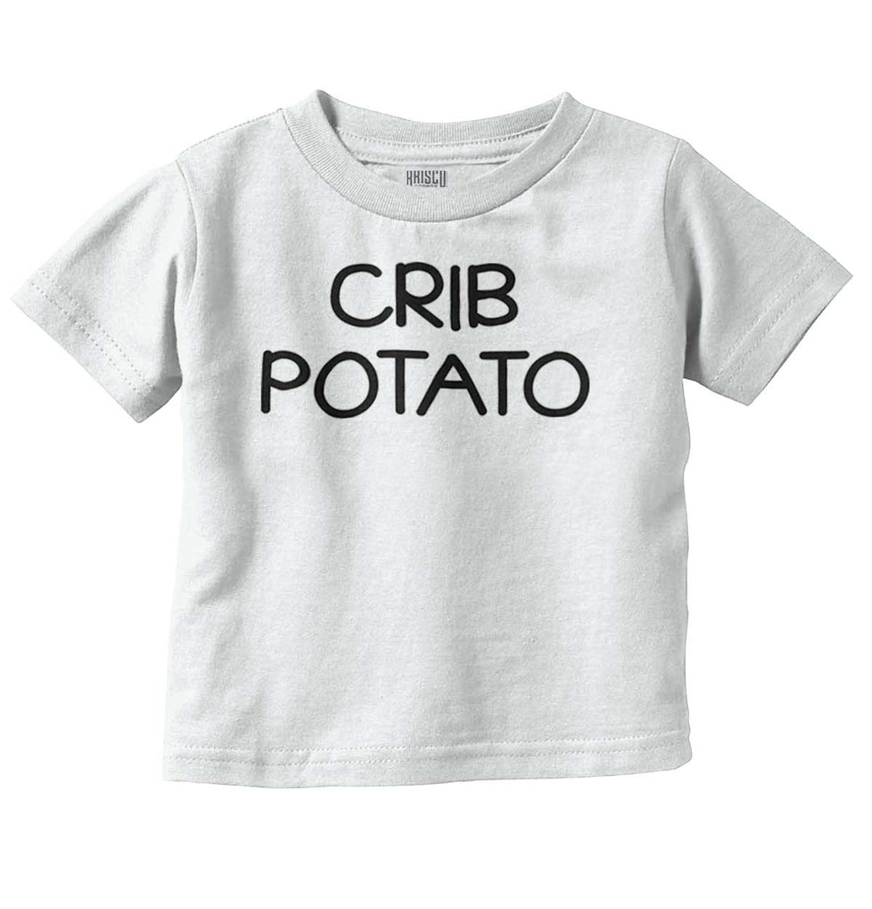Crib Potato Infant Toddler T Shirt-Direct To Garment Print-Brisco Baby
