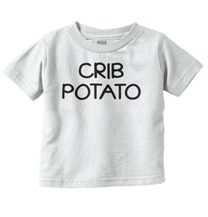 Crib Potato Infant Toddler T Shirt-Direct To Garment Print-Brisco Baby