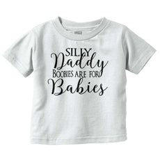 Boobies For Babies Infant Toddler T Shirt-Direct To Garment Print-Brisco Baby