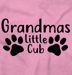 Granmda's Little Cub Infant Baby Bib-Direct To Garment Print-Brisco Baby