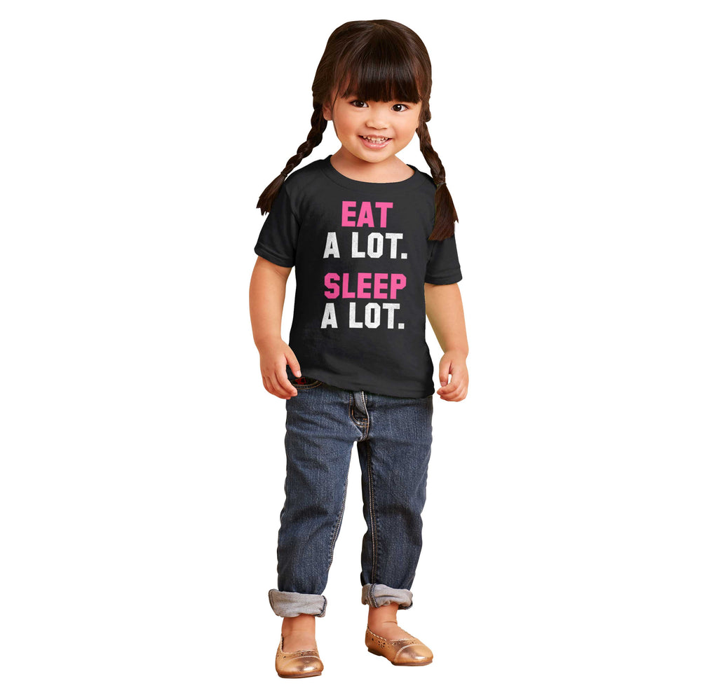Sleep A Lot Infant Toddler T Shirt-Direct To Garment Print-Brisco Baby