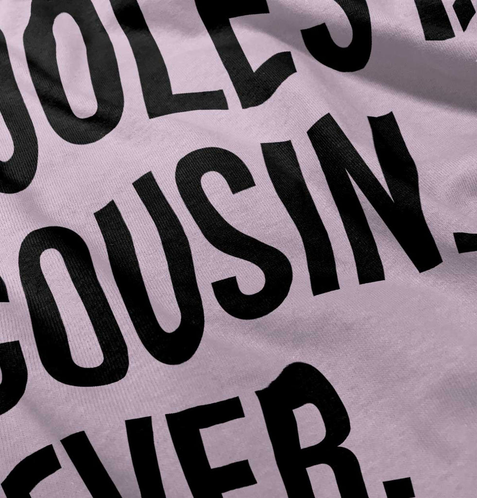 Coolest Cousin Ever Infant Baby Bib-Direct To Garment Print-Brisco Baby