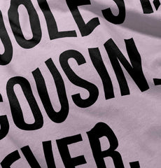Coolest Cousin Ever Infant Baby Bib-Direct To Garment Print-Brisco Baby