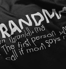 Grandma Defined Infant Toddler T Shirt-Direct To Garment Print-Brisco Baby