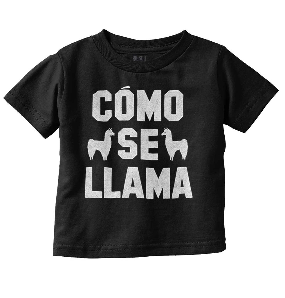 Como Se Llama Infant Toddler T Shirt-Direct To Garment Print-Brisco Baby