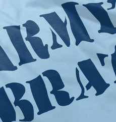 Army Brat Romper Bodysuit-Direct To Garment Print-Brisco Baby