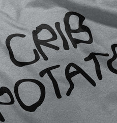 Crib Potato Infant Toddler T Shirt-Direct To Garment Print-Brisco Baby