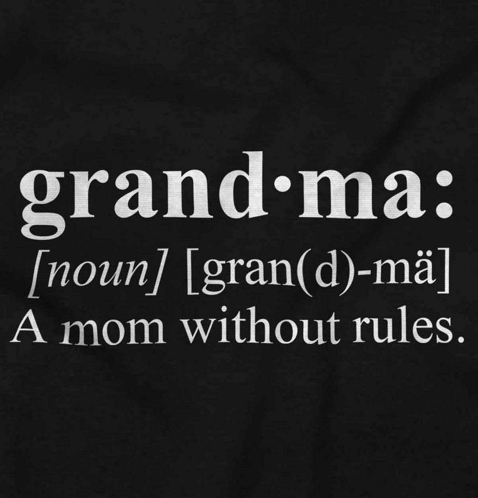 Grandma Definition Infant Baby Bib-Direct To Garment Print-Brisco Baby