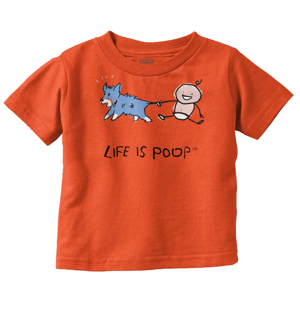 Dog Tail Infant Toddler T Shirt-Direct To Garment Print-Brisco Baby