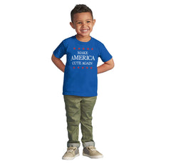 America Cute Again Infant Toddler T Shirt-Direct To Garment Print-Brisco Baby