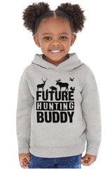 Future Deer Hunting Bud Toddler Pullover Hoodie-Direct To Garment Print-Brisco Baby