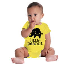 Elephant Peanut Romper Bodysuit-Direct To Garment Print-Brisco Baby