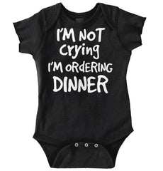 Ordering Dinner Romper Bodysuit-Direct To Garment Print-Brisco Baby