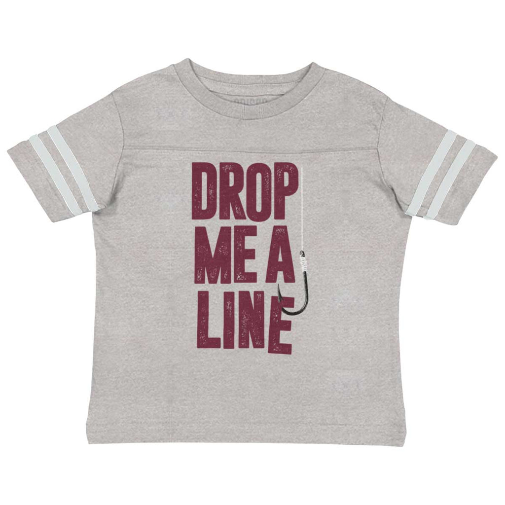 Drop Me A Line Football Jersey-Direct To Garment Print-Brisco Baby