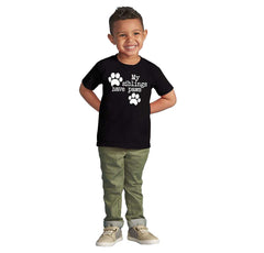 Siblings have paws Infant Toddler T Shirt-Direct To Garment Print-Brisco Baby