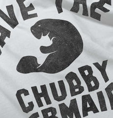 Chubby Mermaid Romper Bodysuit-Direct To Garment Print-Brisco Baby