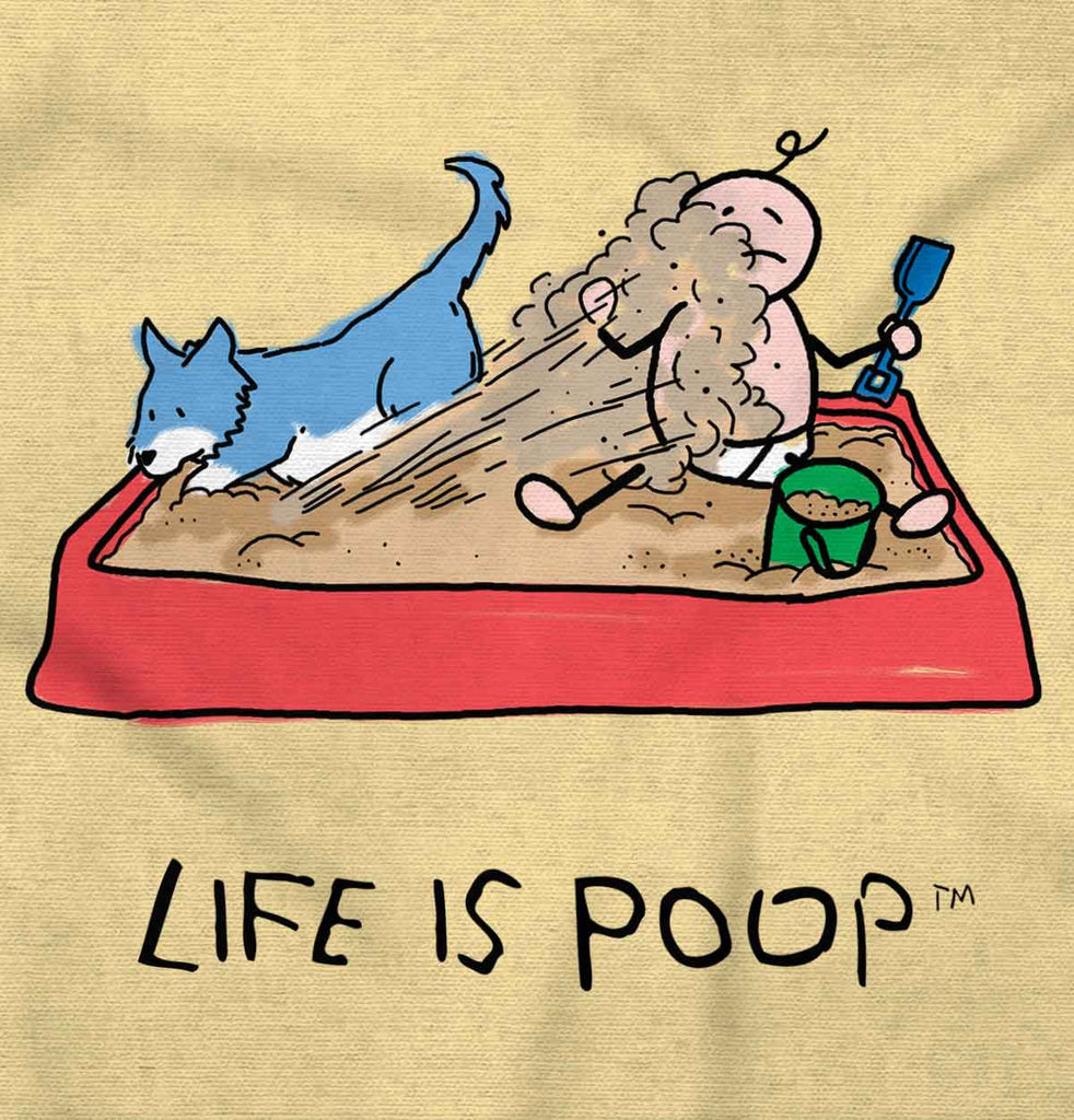 Dog Sandbox Romper Bodysuit-Direct To Garment Print-Brisco Baby