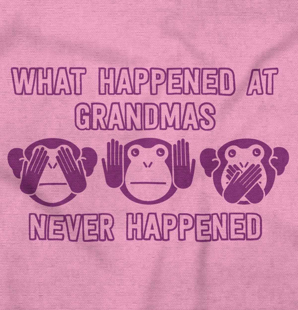 Happens At Grandmas Romper Bodysuit-Direct To Garment Print-Brisco Baby