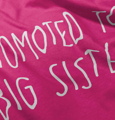 Promoted To Big Sister Infant Toddler T Shirt-Direct To Garment Print-Brisco Baby
