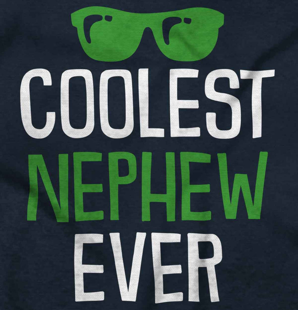 Coolest Nephew Ever Romper Bodysuit-Direct To Garment Print-Brisco Baby