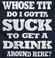 Get A Drink Infant Toddler T Shirt-Direct To Garment Print-Brisco Baby