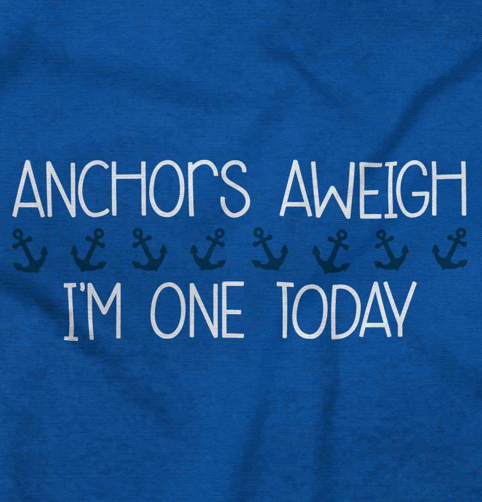 Anchors Aweigh Infant Toddler T Shirt-Direct To Garment Print-Brisco Baby