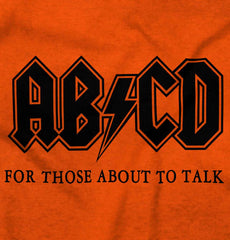 AB CD Romper Bodysuit-Direct To Garment Print-Brisco Baby