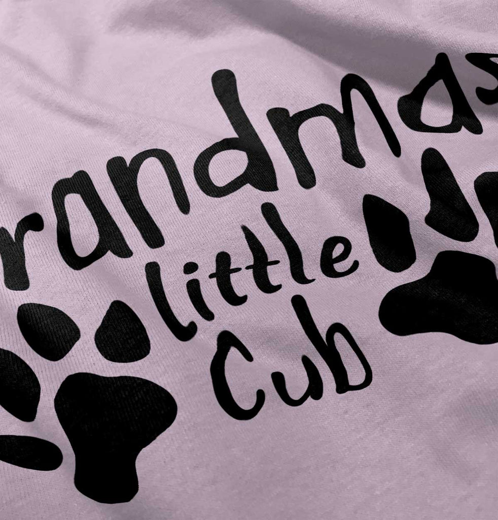Granmda's Little Cub Infant Baby Bib-Direct To Garment Print-Brisco Baby