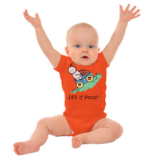 Uphill Baby Car Romper Bodysuit-Direct To Garment Print-Brisco Baby