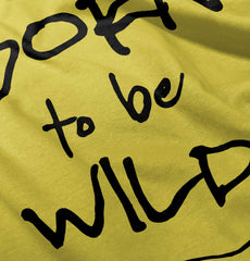 Born To Be Wild Romper Bodysuit-Direct To Garment Print-Brisco Baby