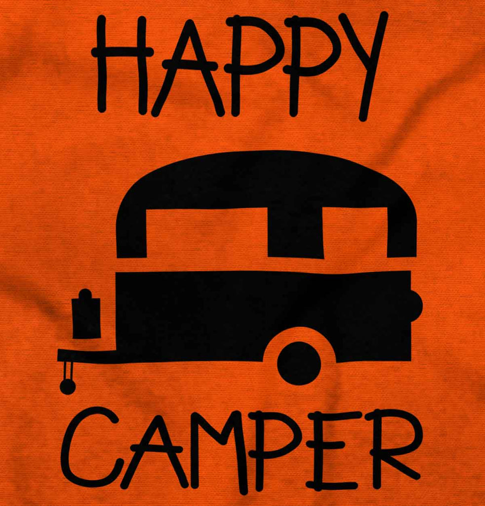 Happy Camper Infant Toddler T Shirt-Direct To Garment Print-Brisco Baby
