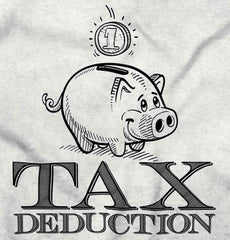 Cutest Tax Deduction Infant Baby Bib-Direct To Garment Print-Brisco Baby